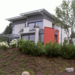 Winkelstehfalztechnik vorbewitterter Zink