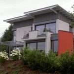 Winkelstehfalztechnik vorbewitterter Zink