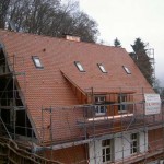 Biberschwanzziegel rot bunt geflammt